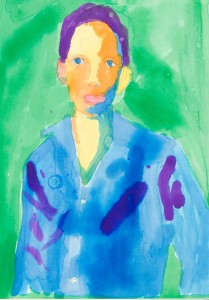 "Portrait of a Boy" - Javier C., age 8