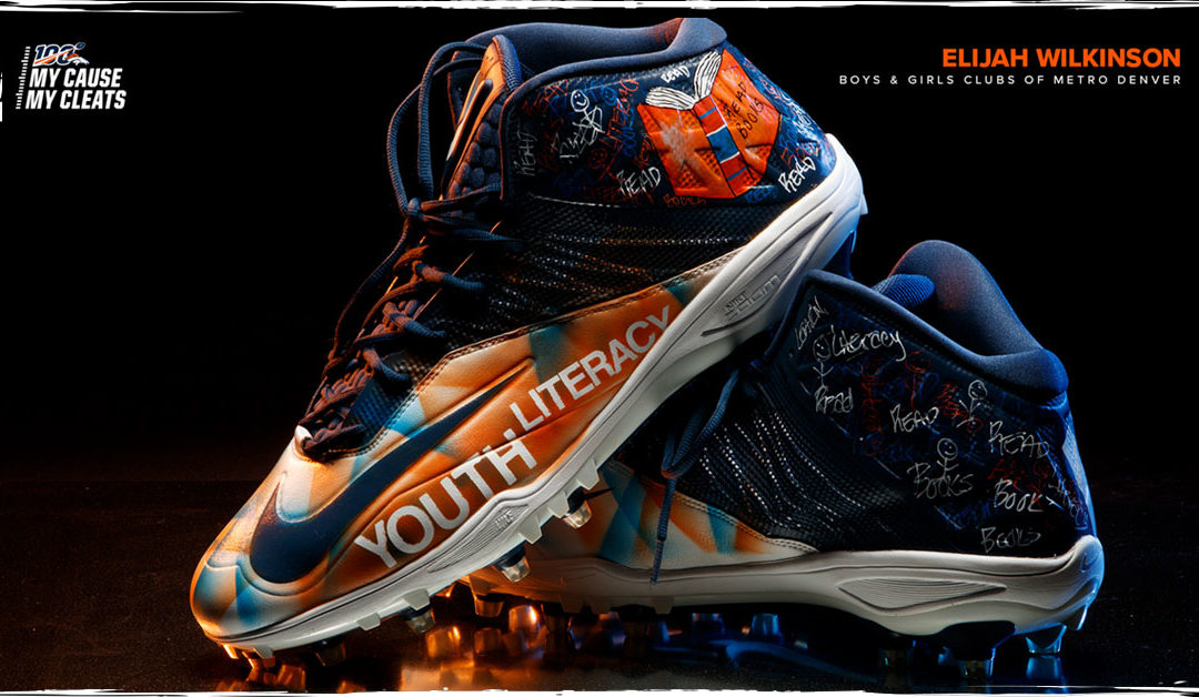 Elijah Wilkinson Auctioning Custom Cleats for Boys & Girls Clubs