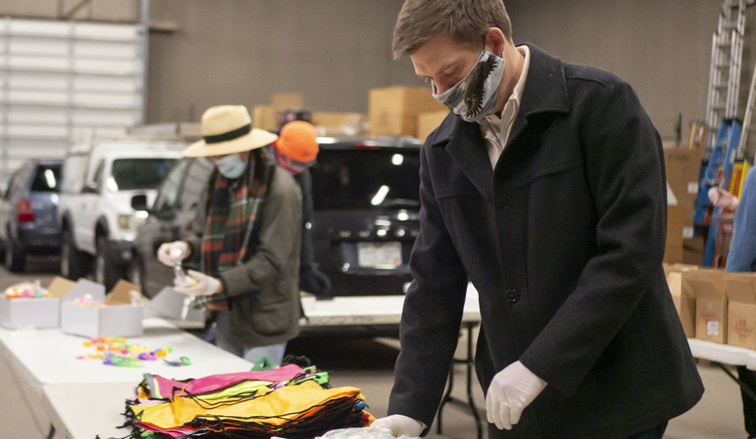 Associate Board Members Help Kids Bring Halloween Home