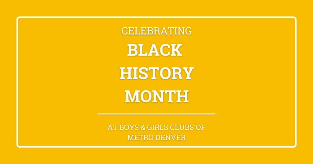Black History Month Club Celebrations