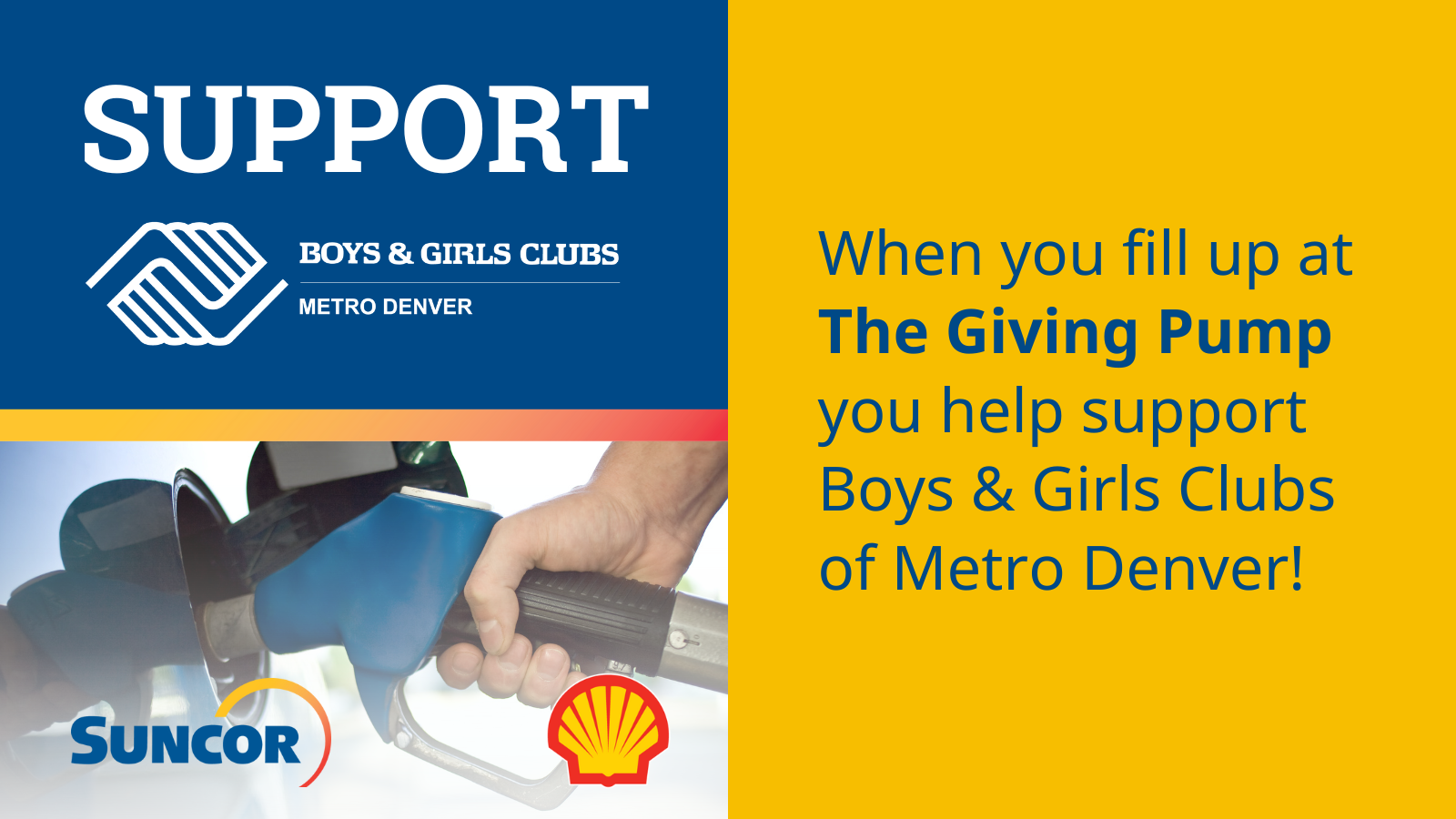 Support Colorado Boys & Girls Clubs at The Giving Pump This December