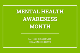 Mental Health Activity: Five Senses Scavenger Hunt