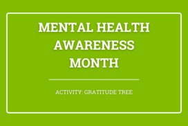 Mental Health Activity: Gratitude Wall Tree