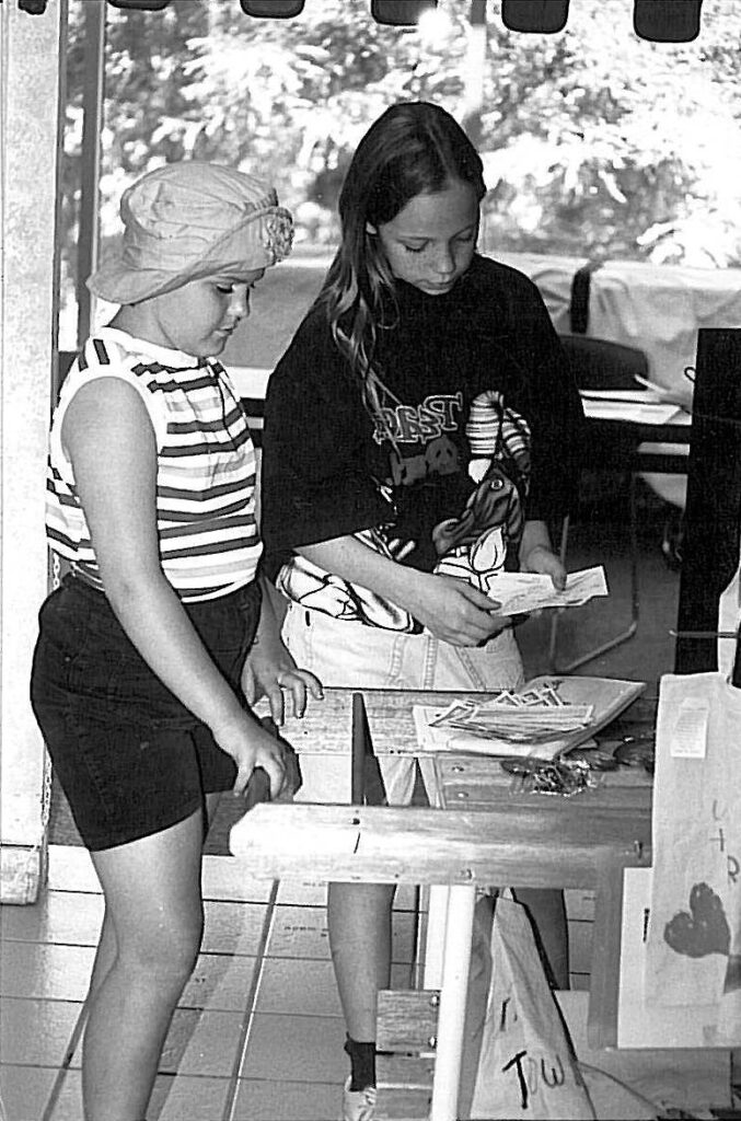 Girls in the art room